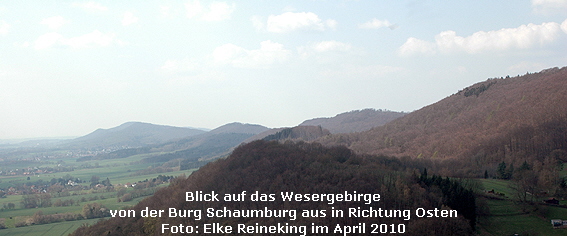 Weserkette - Richtung Westen