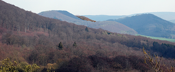 Weserkette - Richtung Osten -mit Hohenstein